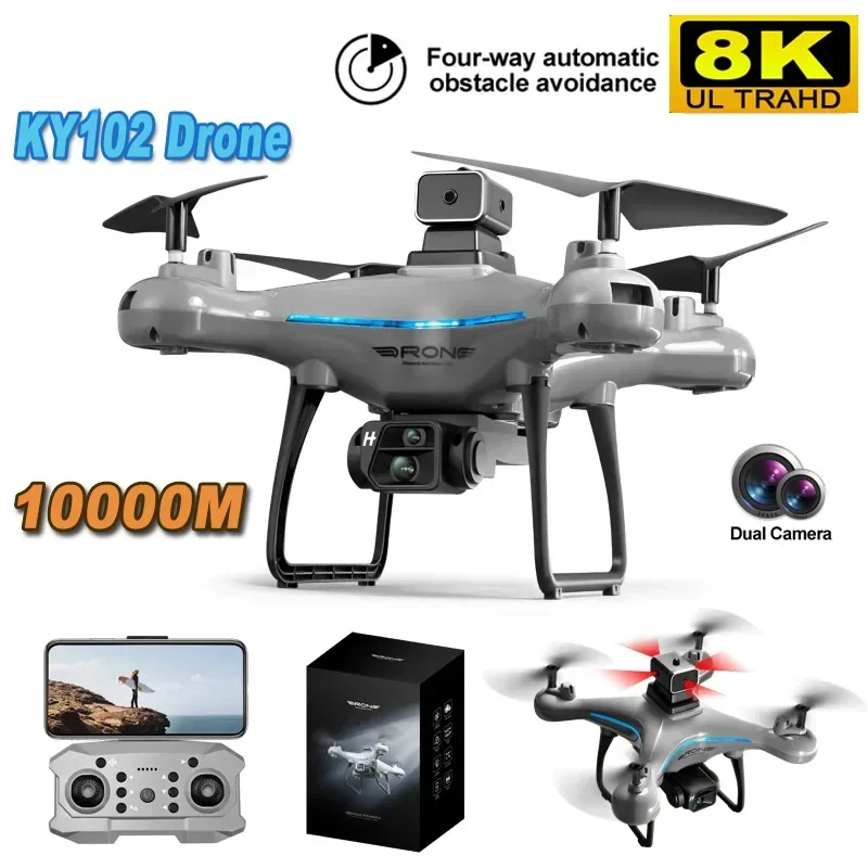 Drone Ky102 Rc - KY102 Drone 8K Profesyonel HD Çift