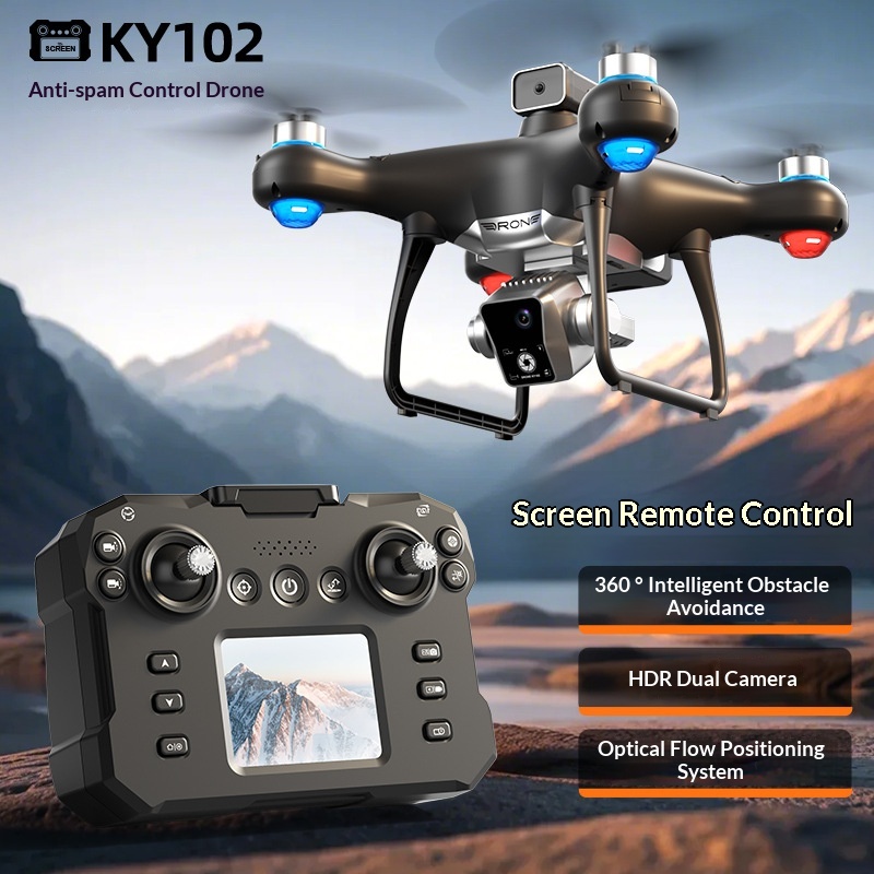 Drone Ky102 Rc - Ky102 Drone 4K Hd Çift Kamera