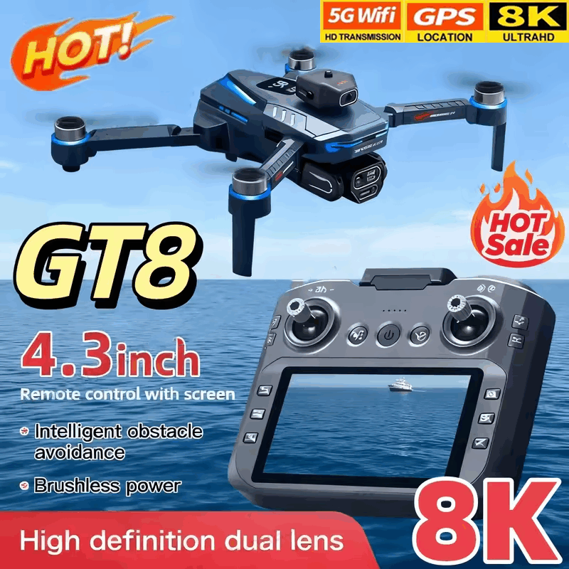 Drone Rc Price - GT8 Drone 8K HD Kamera 5G