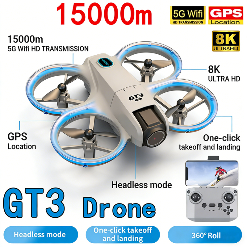 Yeni GT3 MAX Drone 8K HD Hava  - Drone Pro Rc Ufo incelemesi ve fiyatı