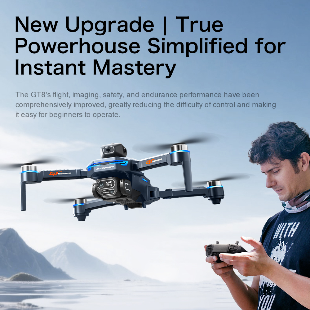 Orijinal GT8 Drone 8K Profesyo - Drone Gt8 Rc incelemesi ve fiyatı
