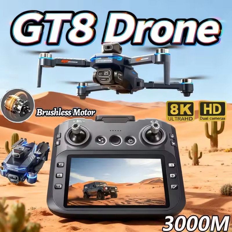 2026 YENİ GT8 Drone 8K HD Kame - Drone Gt8 Rc incelemesi ve fiyatı