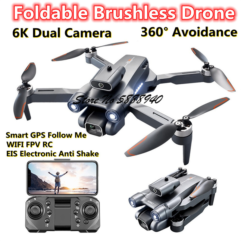 6K Optik Akışlı Fırçasız Katla - Drone S1S Rc Quadcopter incelemesi ve fiyatı