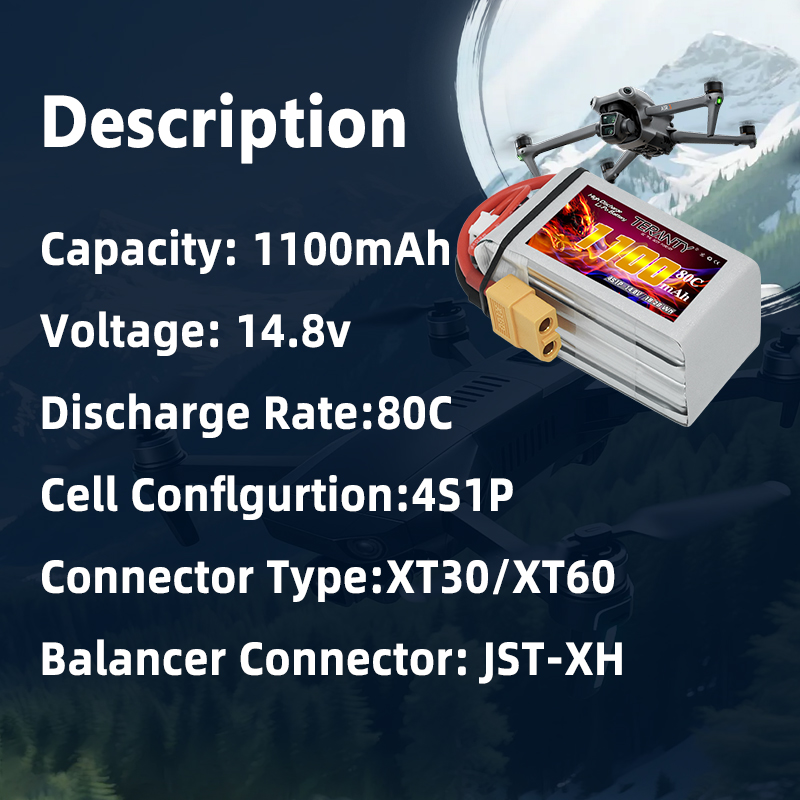 TERANTY 4S 1100mAh 80C/160C Li - Drone Rc Board incelemesi ve fiyatı