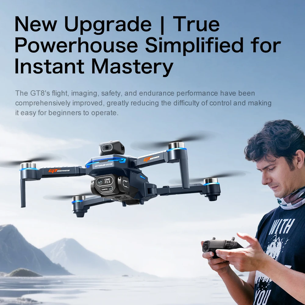 Orijinal GT8 Drone GPS 8k Kame - Drone Gt8 Rc incelemesi ve fiyatı