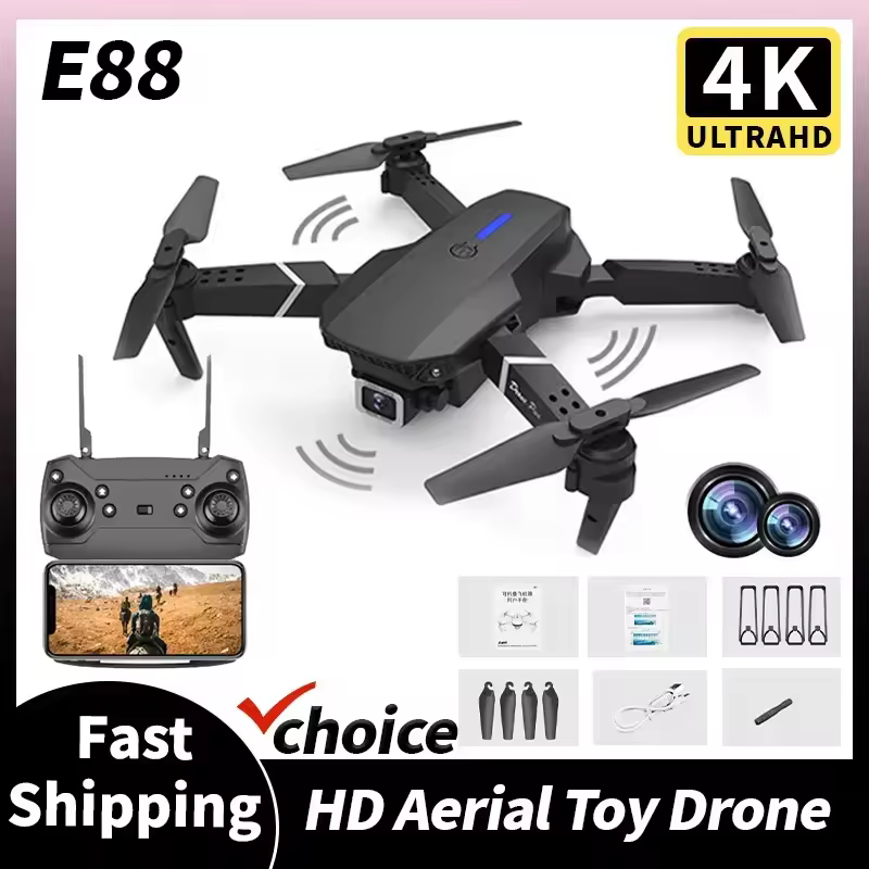 2026 Yeni E88 Pro RC Drone 4K  - Drone Rc E88 Pro incelemesi ve fiyatı
