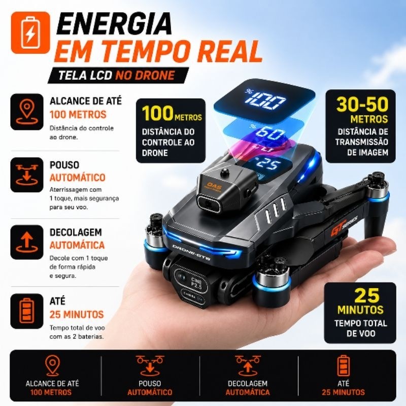 Drone GT8 4K Fırçasız Motor Ko - Drone Gt8 Rc incelemesi ve fiyatı