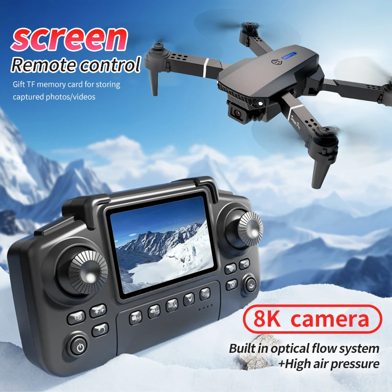 E88 PRO Drone ekranlı 4K HD Ka - Drone Rc E88 Pro incelemesi ve fiyatı